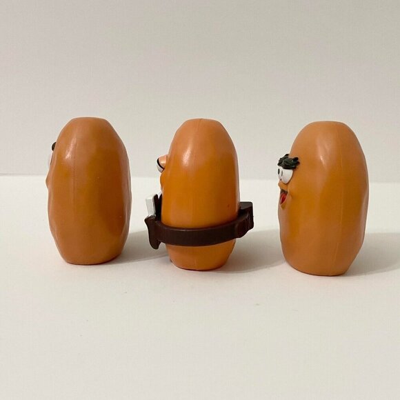 Lot of 3 McNugget Buddies Mail Carrier Mustache Pencil on Face Toys - Picture 2 of 16